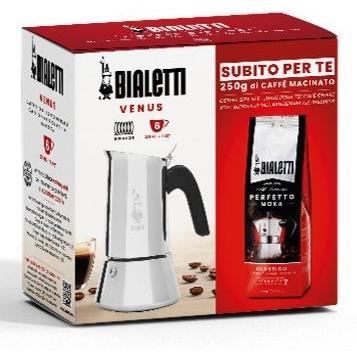 Cafetière italienne VENUS 6cups + Perfetto Moka Classic