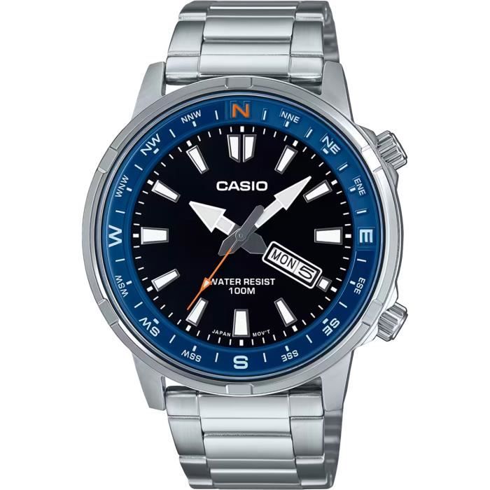 Montre - CASIO - MTD-130D-1A2 - Homme - Quartz - Étanche 10 ATM