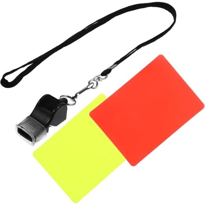 Carton Arbitre De Foot Cartes D'arbitre Football - Lot Rouge Et Jaune Professionnel Pour Matchs Accessoires Arbitrage Sportif