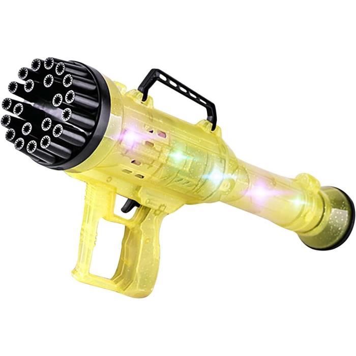 Pistolet à Bulles Automatique BARVERE - 32 Trous, Avec Liquide à Bulles Et Concentré, Pour Intérieur/extérieur (rose)