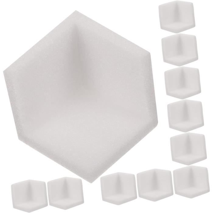 50 Pièces Protecteurs De Bord Angle Plastique Noir - Protection Emballage Carton