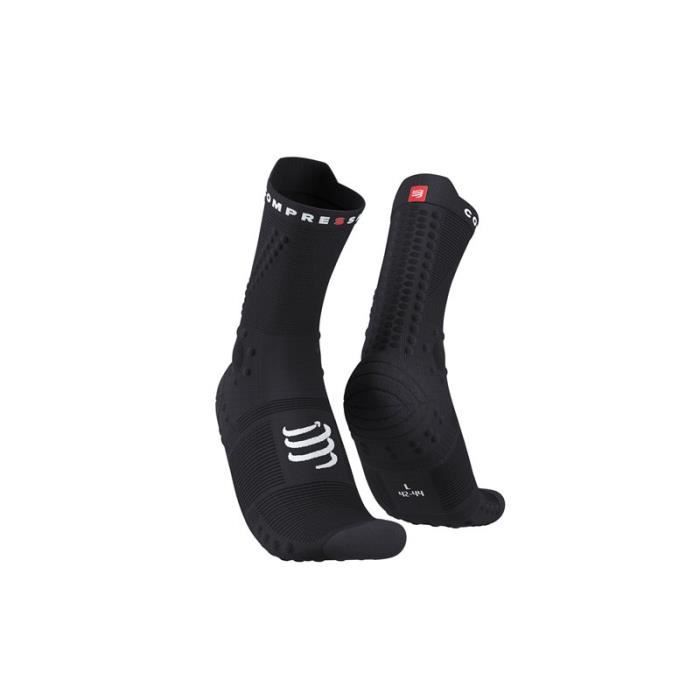 Chaussettes de trail COMPRESSPORT Pro Racing Socks v4.0 - noir 39/41 - pour homme