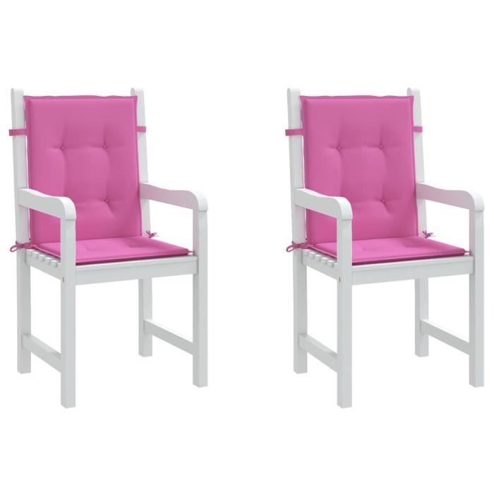 Coussins De Chaise De Jardin à Dossier Bas Lot De 2 Vert - Coussin De Chaise De Jardin A Dossier Bas Lot De 2 Vert Coussin De Chaise Coussin Exterieur Coussin Jardin Coussin Confortable Coussin Design 83747857
