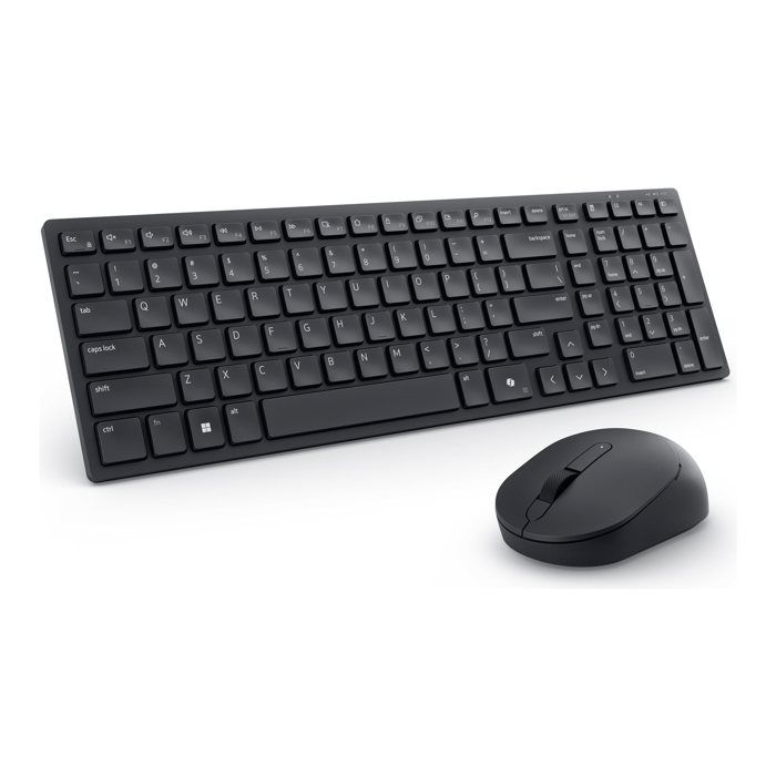 Clavier et souris silencieux – DELL – KM555 – Sans fil – Noir – Kit complet