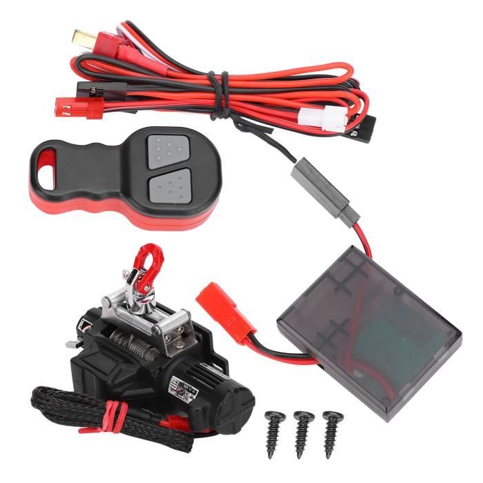 Acheter Treuil en métal à double moteur pour voiture RC Treuil en métal pour voiture RC Treuil de grande capacité de charge avec ligne de connexion CH3 et contrôleur manuel pour voiture