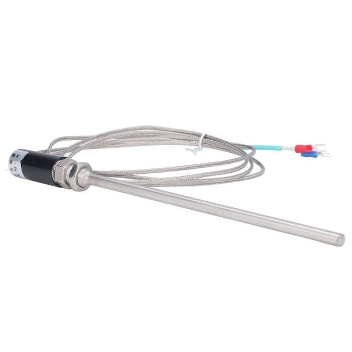 Thermomètre Numérique Type K Avec 4 Sondes - Mesure Jusqu'à 1300°C - Pour Usage Professionnel Et Industriel