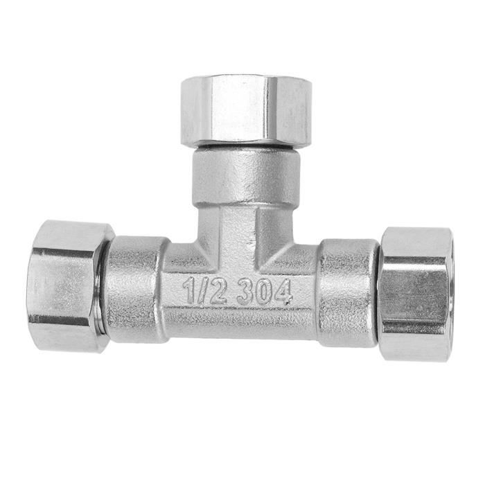 Lot De 2 Pinces Té 3 Voies En Acier Inoxydable 304 - Pour Tuyaux OD 38mm - Raccord Sanitaire