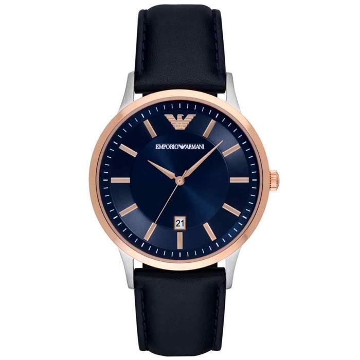 Emporio armani blue watch sale