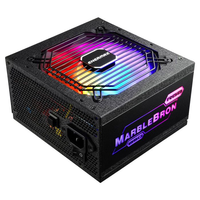 Enermax MarbleBron EMB850EWT RGB Alimentation électrique interne ATX12V 2.4 80 PLUS CA 100 240 V 850 Watt PFC active - vue 3