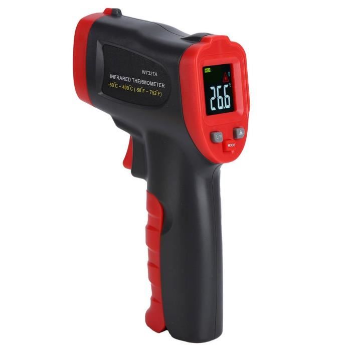 Thermomètre Infrarouge Poapo - Sans Contact Et Portable - Mesure Précise Corps Et Objets - Affichage LCD