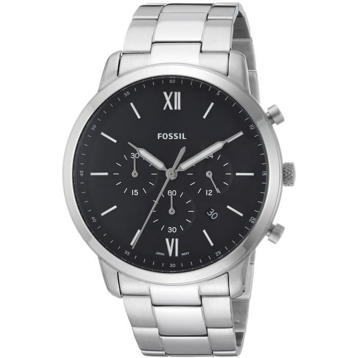 Montre Homme Fossil Neutra FS5384 , - Achat/vente montre - Soldes sur  Cdiscount