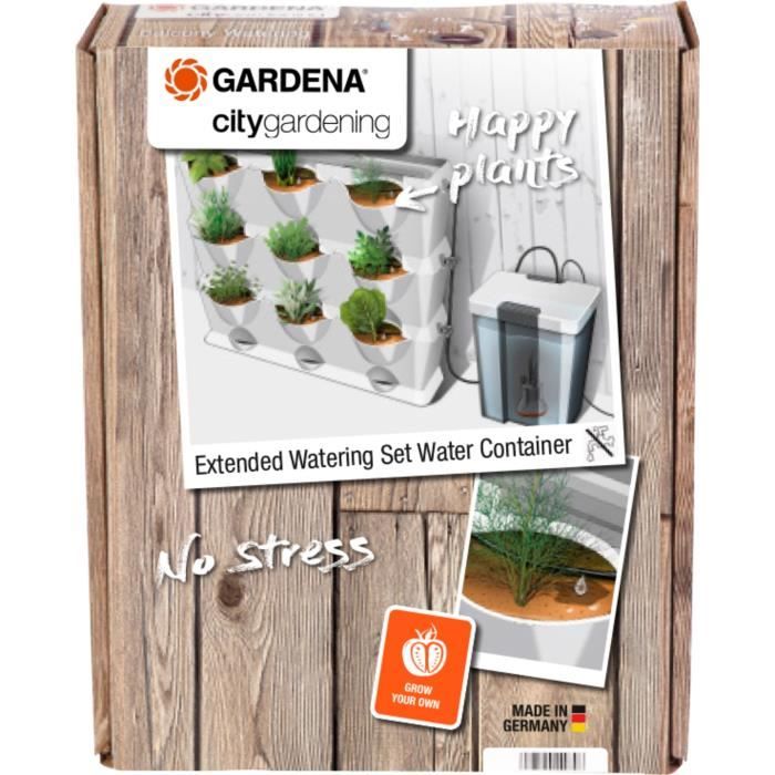 Gardena Kit d'extension pour mur végétal NatureUp! avec réservoir d'arrosage - 13158-20