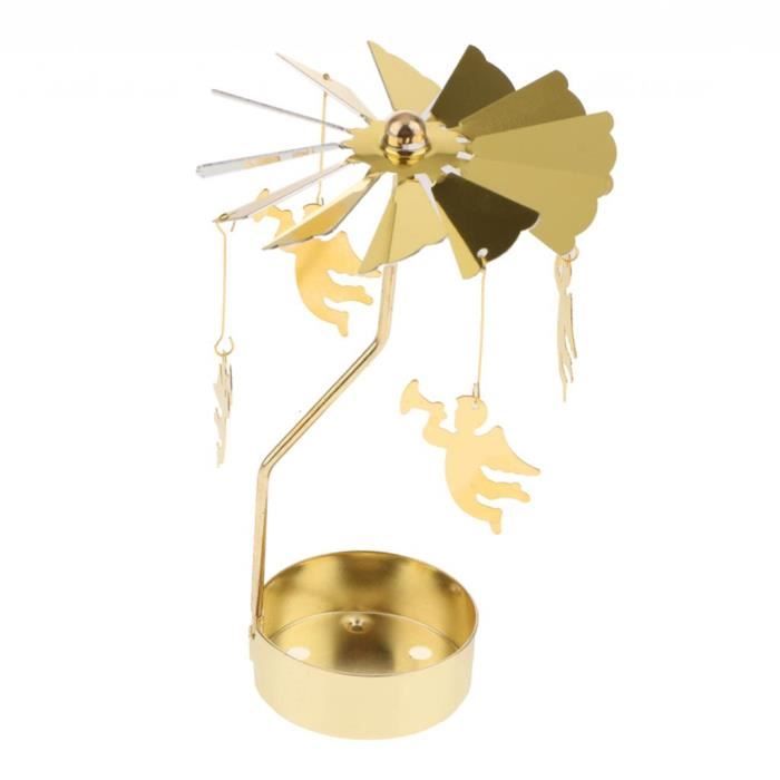 Porte-bougie En Fer Doré 12cm De Haut | Pour Bougies De 2cm De Diamètre | Décoration De Table Mariage Ou Maison