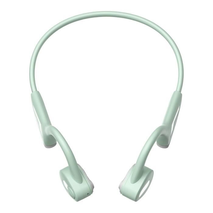 Casque Conduction Osseuse Bluetooth, Ecouteur Conduction Osseuse Sport Sans Fil avec Microphone