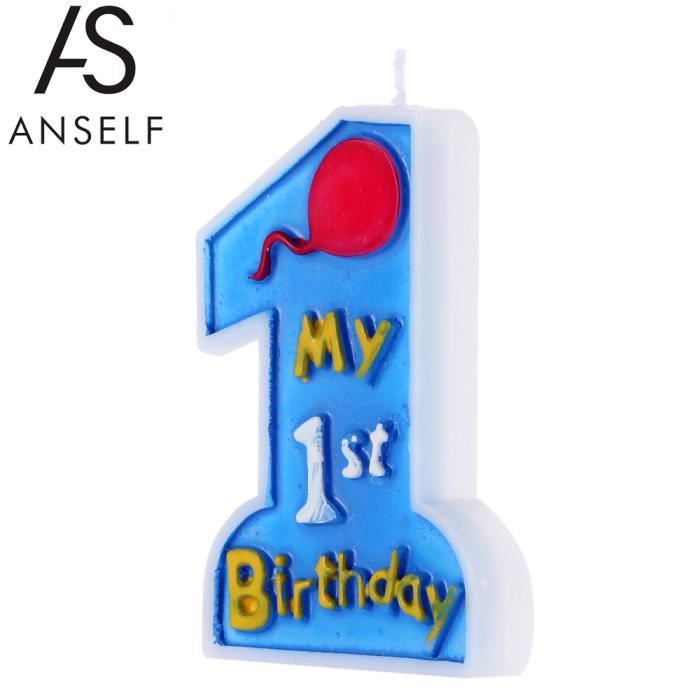 Bougie Bleu De 1 An Anniversaire Pour Premiere Fete D Anniversaire De Bebe Achat Vente Bougie Anniversaire Soldes Sur Cdiscount Des Le Janvier Cdiscount