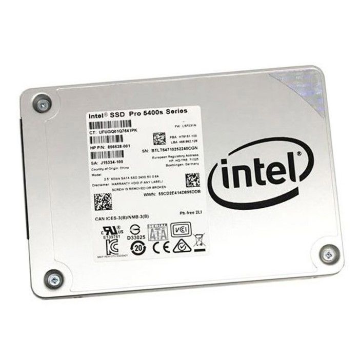 SSD 180Go 2.5 Intel Pro 5400s Series SSDSC2KF180H6L SSD0H55435 00XK721 SATA III