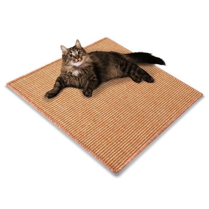 Meilleurs prix pour Tapis à griffer pour Chat Sisal 50 x 50 cm terre
