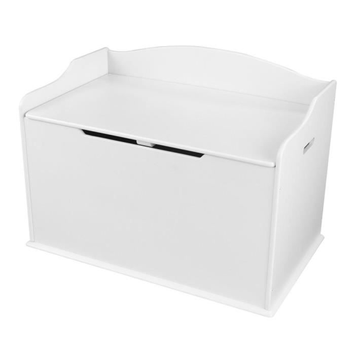 Kidkraft Coffre A Jouets En Bois Austin Blanc Achat Vente Petit Meuble Rangement Cdiscount