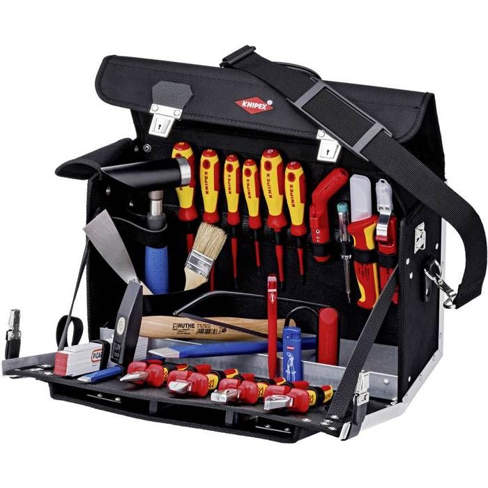Sacoche Outils Mécanicien - Bricolage Garage - Marron - Sans Marque