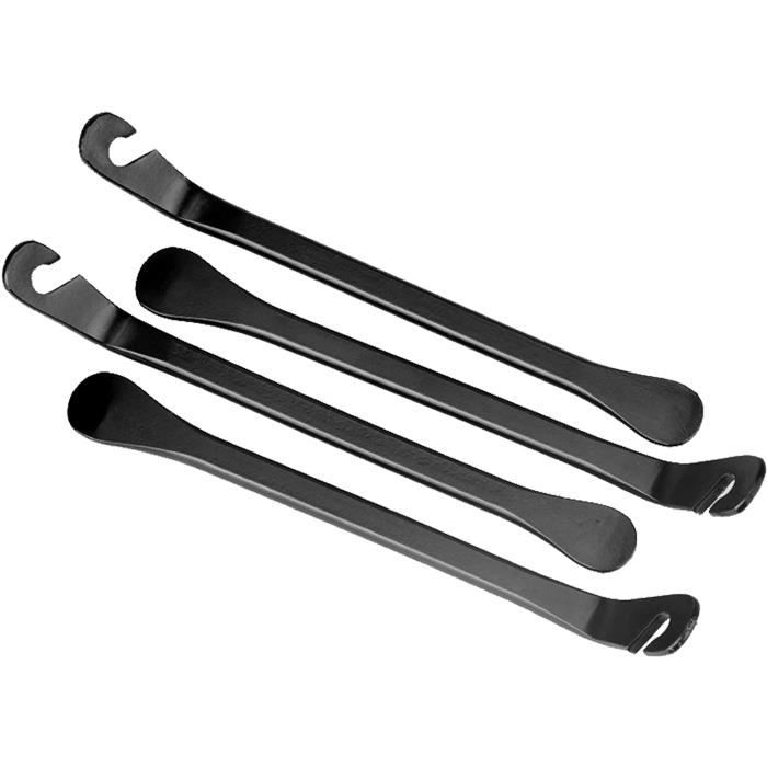 Kit De 4 Démonte-pneus Vélo En Métal - Pour VTT, Vélo Route, Trottinette