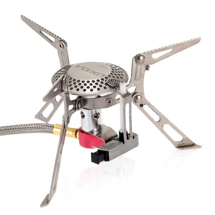Réchaud à gaz de Camping portatif, Mini réchaud extérieur Pliable de la