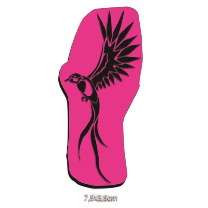 Pierre Résine à Tatouage Temporaire Oiseau Du Paradis