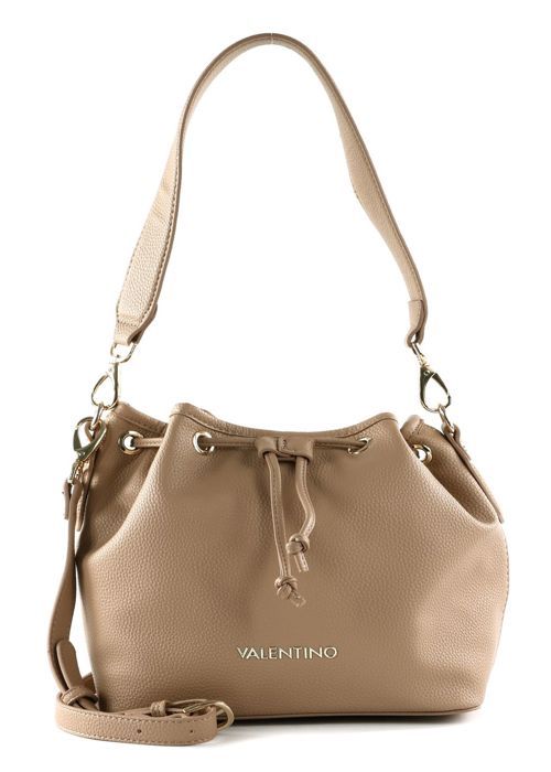 Sac à épaule Valentino Ocarina Bucket Bag Bleu - 100% PU, Motif Plaid, Neuf Avec étiquettes, Made In Italy