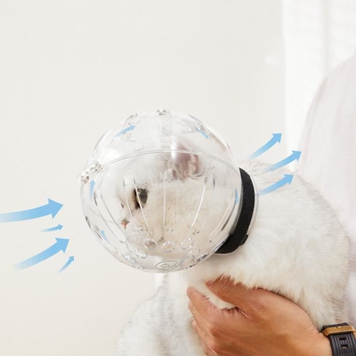 Meilleurs prix pour minifinker Muselière pour chat Muselière transparente et respirante pour chat, empêche les morsures et les animalerie collier