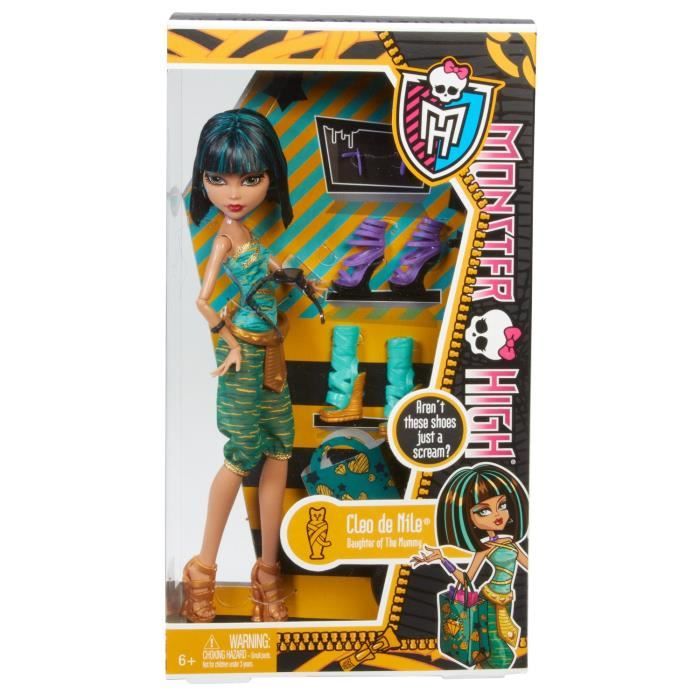 Monster High Poupee Serie Love Shoes Cleo De Nile Achat Vente
