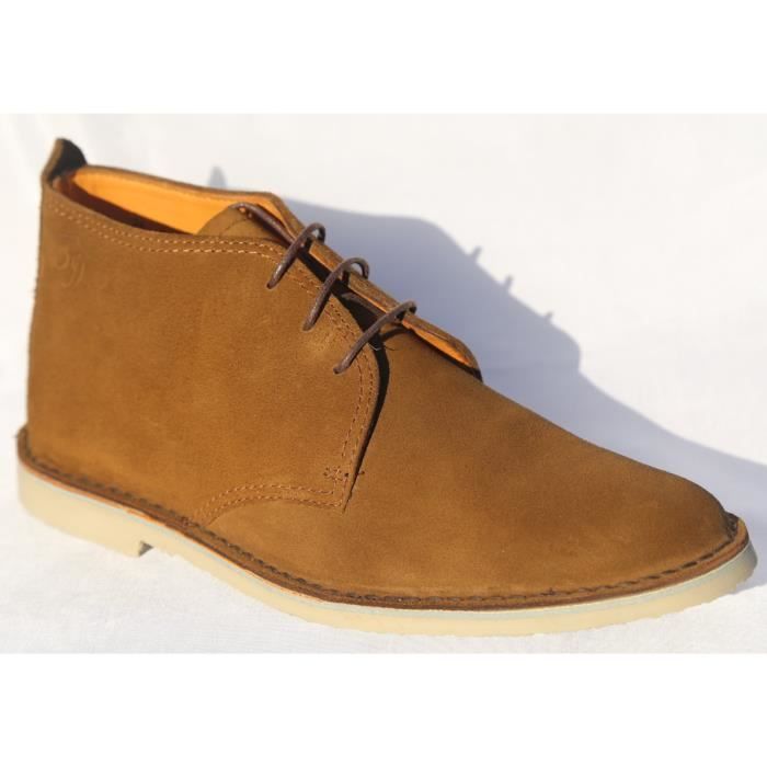 derbies homme camel