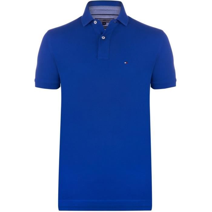 POLO TOMMY HILFIGER HOMME BLEU ROI bleu marine - Cdiscount Prêt-à-Porter