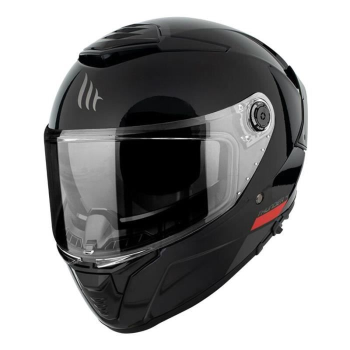 Casque moto intégral double écrans / pinlock ready MT Helmets Thunder 4 SV - noir - 2XL (63/64 cm)