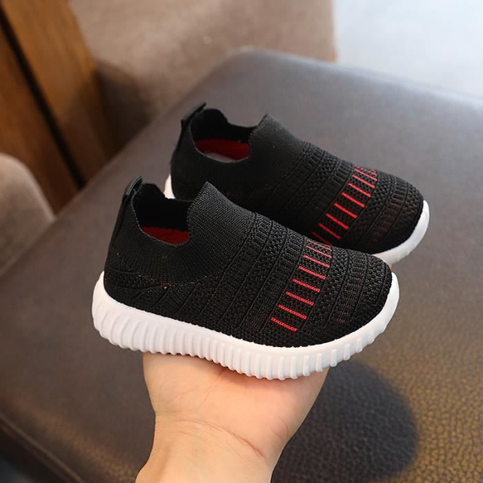 Chaussures Souples Pour Bébé - Semelle Caoutchouc Antidérapante - Confortables Pour Premiers Pas - Design Respirant Printanier - Pour Garçons Et Filles