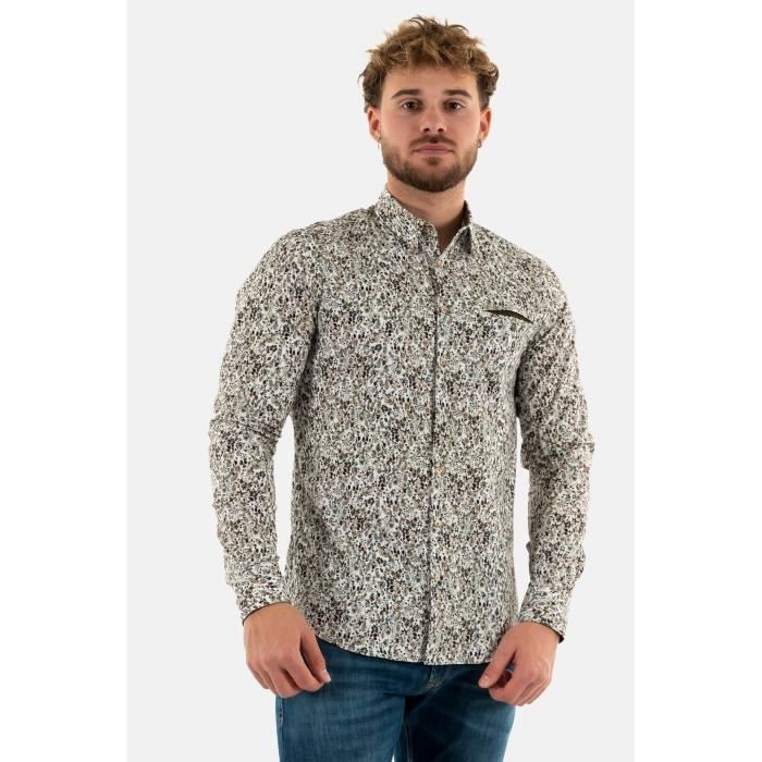 Chemise benson and cherry lucile blanc kaki Blanc Cdiscount Pret a Porter