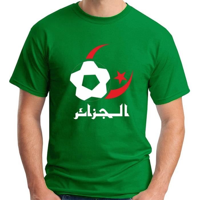 t shirt homme verte