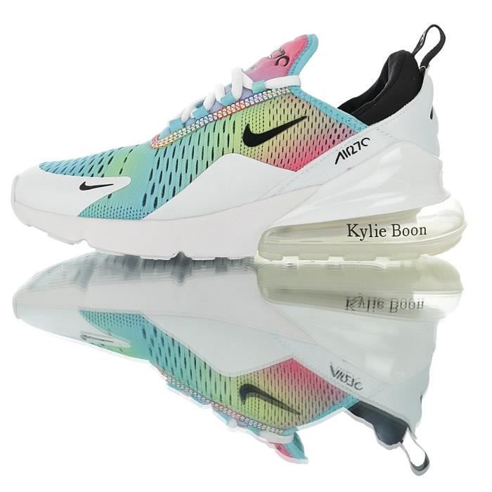 air max 270 blanche multicolor