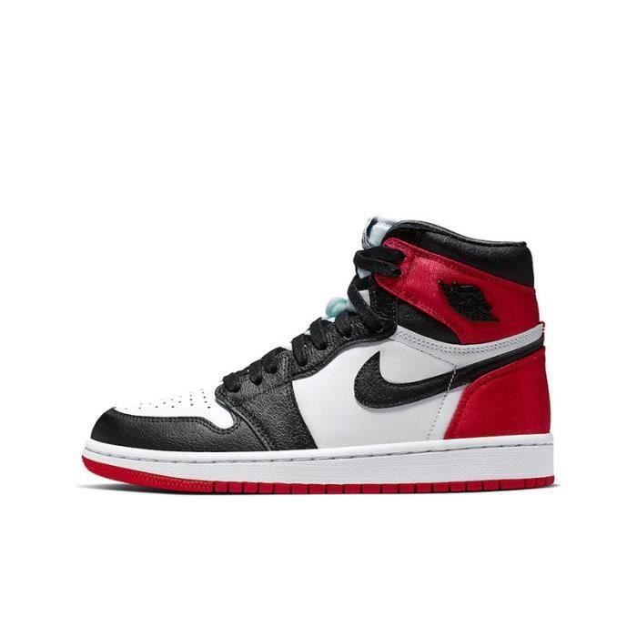 Air Jordan 1 AJ1 chaussures de basket-ball haut de couleur noir et ...
