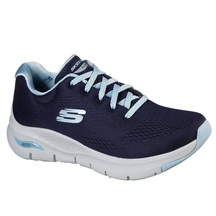 Sandale - Nu-Pieds Femme Skechers 149057 Arch Fit Sunny Outlook Bleu