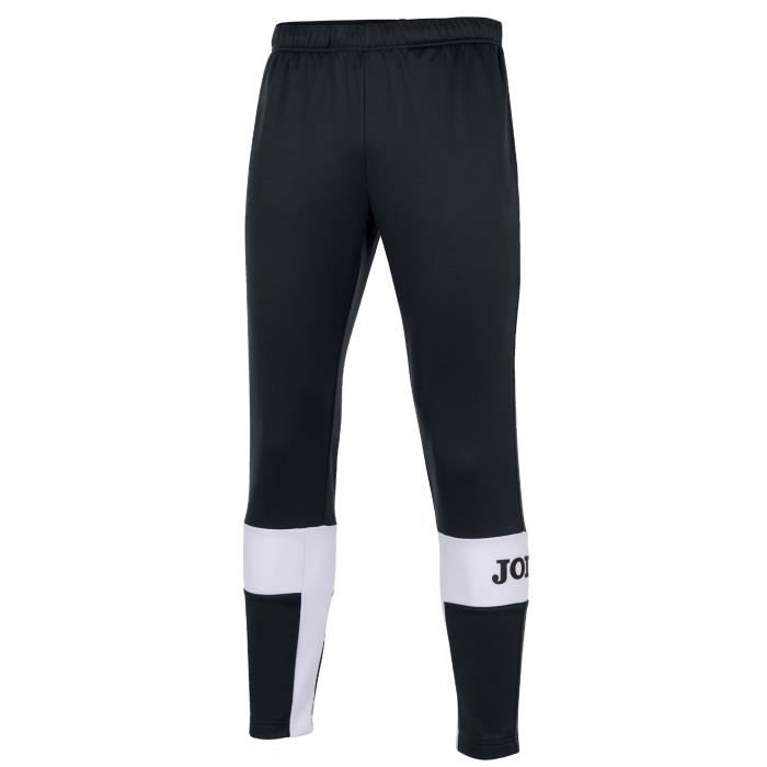 pantalon joma freedom - noir/blanc - homme - pantalon cigarette - pièce contrastante - 100% polyester