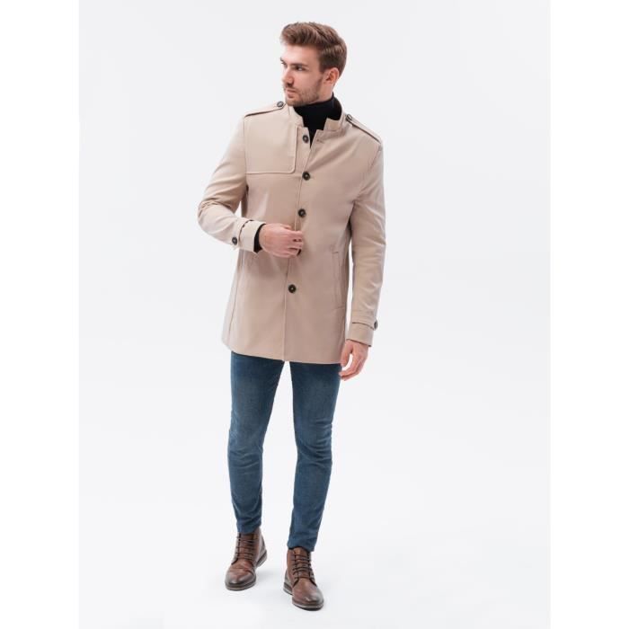 Manteau shop homme beige