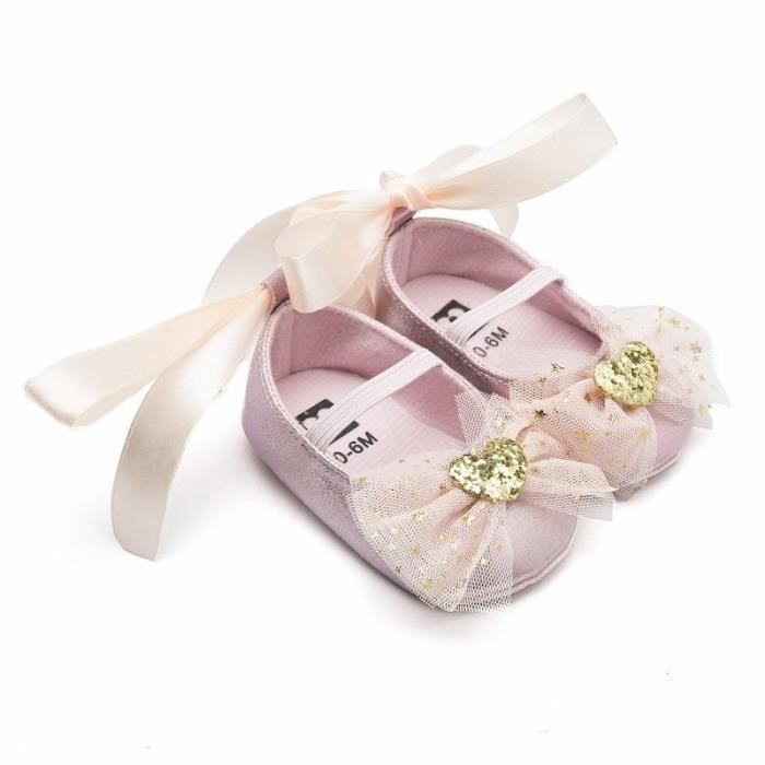 Chaussures En Jean Pour Bébé Fille Marks & Spencer Taille 5 - Détails étoiles, Très Bon état