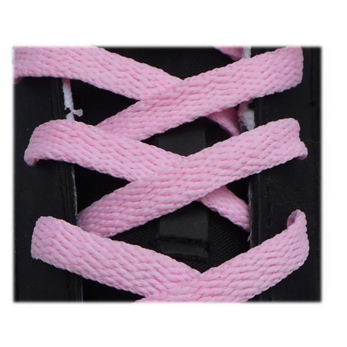 Lacets Lumineux Plats Fleurs De Cajou Pour Baskets, Bleu, Peint à