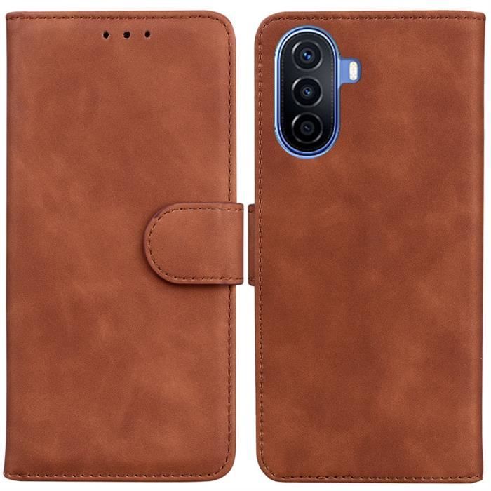 Étui Flip Bookstyle Pour Huawei P Smart / Enjoy 7S - Noir, Protection Complète Et Style Pratique