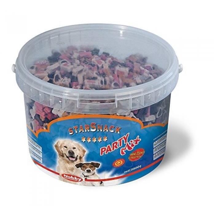 NOBBY FRIANDISE POUR CHIEN SEAU PARTY MIX 1,8 KG