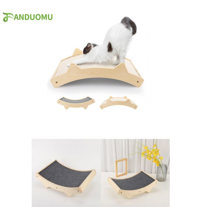 Comparer les prix de HSTURYZ Griffoir pour Chat, Utilisable Recto-Verso, Peut être Utilisé comme Grattoir Chat & Lit Chat, 58*28.8*12.5cm