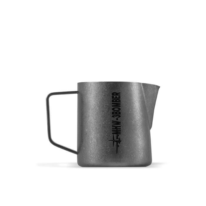 Pichet à Mousse De Lait En Inox 600 Ml - Pour Latte Art, Cappuccino - Portable Et Professionnel - 3