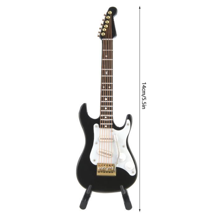 Mini décoration de guitare en bois, modèle de guitare, modèle d