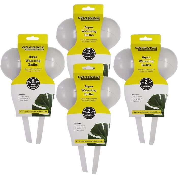 Arrosage Plante LATRAT Lot De 4 Boules D'arrosage En Plastique, Système D'arrosage Boule Irrigation Plantes