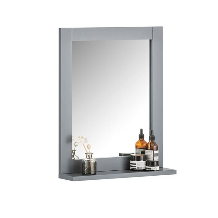 Armoire Murale Salle de Bain SoBuy avec Miroir et Étagère Meuble Haut Suspendu Compact Gris Clair 40x49x10cm Armoire Murale Salle de Bain SoBuy avec Miroir et Étagère Meuble Haut Suspendu Compact Gris Clair 40x49x10cm