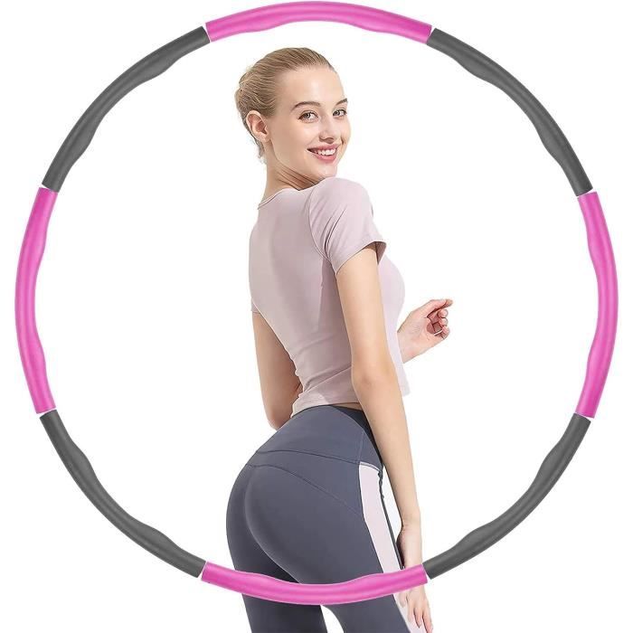 Hula Hoop Hula Hoop Lesté, Cerceau De Sport Détachable 8 Sections Pour Adultes Et Enfants